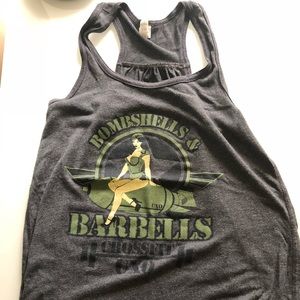 Bombshells & Barbells Tank Top
